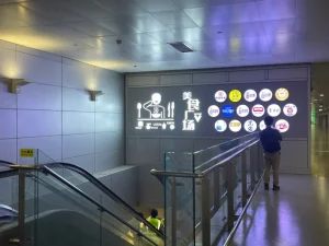 浦東空港の美食広場